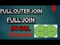 SQL tutorial 52 Full OUTER join full join in sql Oracle