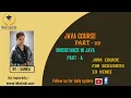 JAVA COURSE PART-29 INHERITANCE IN JAVA PART - A JAVA COURSE FOR BEGINNERS IN HINDI