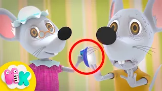 The Old Rat Who Couldn't Iron 🐭🎵 The Old Mouse | Funny Animal Song for Kids | HeyKids Nursery Rhymes