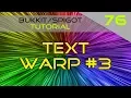 Minecraft Plugin Tutorial Text Warp Finale