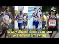 Lagu Equally efficient runners can have very different arm swings when running