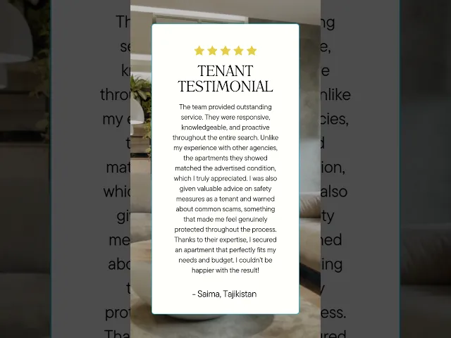 Saima testimonial