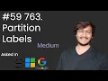 Partition Labels LeetCode