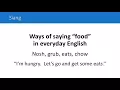 CS synonyms for food