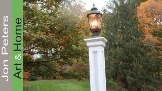How to make a Lamp Post Build a Decorative Column Wrap