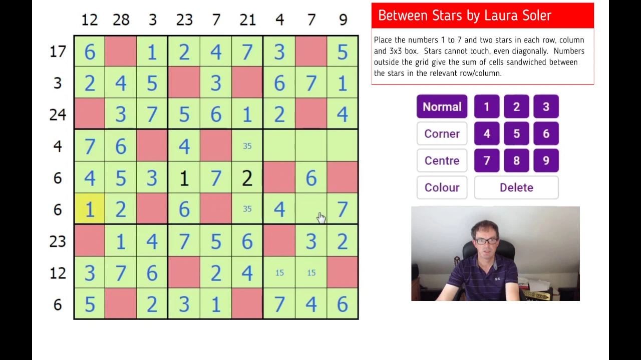 Between Stars:  A New Puzzle Mixing Sudoku And Starbattle