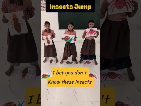 New jump on insects / teacher innovation ideas for kids #shorts #viral #trending #youtubeshorts