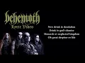 Download Lagu Behemoth - He Who Breeds Pestilence (LYRICS / LYRIC VIDEO)