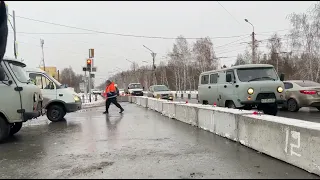 На Ватутина пока не перестроили работу светофора