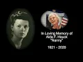 The Funeral of Alda F Nanny Hauck 1921 - 2020