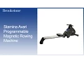 Stamina Avari Programmable Magnetic Rowing Machine