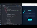 Animated Circular Login Form Using HTML CSS Modern UI Design with Spinning Border