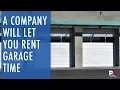 A Company Now Makes It Possible To Rent Garage Time