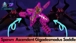 Ascendant and primitive Gigadesmodus Saddle Spawn Command Ark Survival Ascended