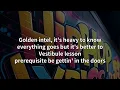 Earl Sweatshirt - TOURMALINE (Lyrics)