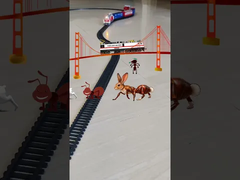 Rabbit and the ant | Rabbit and Ant Video 🐇🐜 | Train Video 🚂🚆 | Karghosh aur Chinti | Ant Video