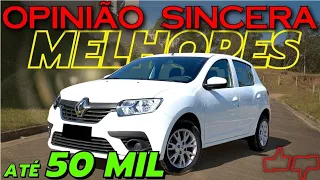 Melhores carros usados até R$ 50 mil! Modelos racionais e legais gastando bem menos que um Zero KM