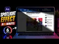 Spotlight Effect After Effects Tutorial