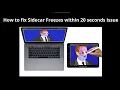 How to fix Sidecar Freezes within 20 seconds Issue iPad Mac