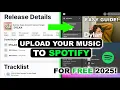 RELEASE YOUR MUSIC ON ALL PLATFORMS FOR FREE 2025 SPOTIFY APPLE MUSIC ITUNES
