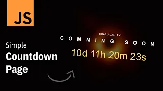 Simple Countdown Page with Javascript Quick Tutorial
