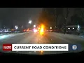 Current road conditions slick in some areas