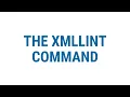 Using the xmllint command to pretty print an XML file