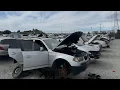 Tour of European Car Section At Picknpull Junkyard in Stockton California