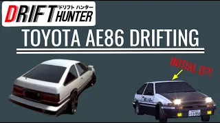 TOYOTA AE86 DRIFTING in Drift Hunter Initial D Drifting Gameplay