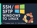 SSH from Windows to Linux Transfer Files via SFTP