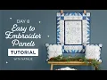 Easy To Make Frosty Friends Embroidery Panel with Natalie Doan - Day 8 of Christmas in July