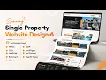 Stunning Single Property Website Design HTML CSS JavaScript Real Estate Template