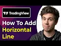 How to Add Horizontal Line in Tradingview Easiest Way 2026 Guide