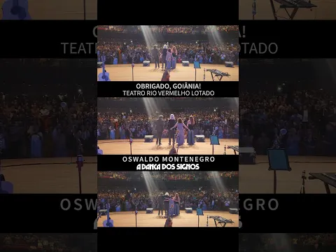 Obrigado, Goiânia! Teatro Rio Vermelho lotado! OSWALDO MONTENEGRO 70 Anos em "A Dança dos Signos".