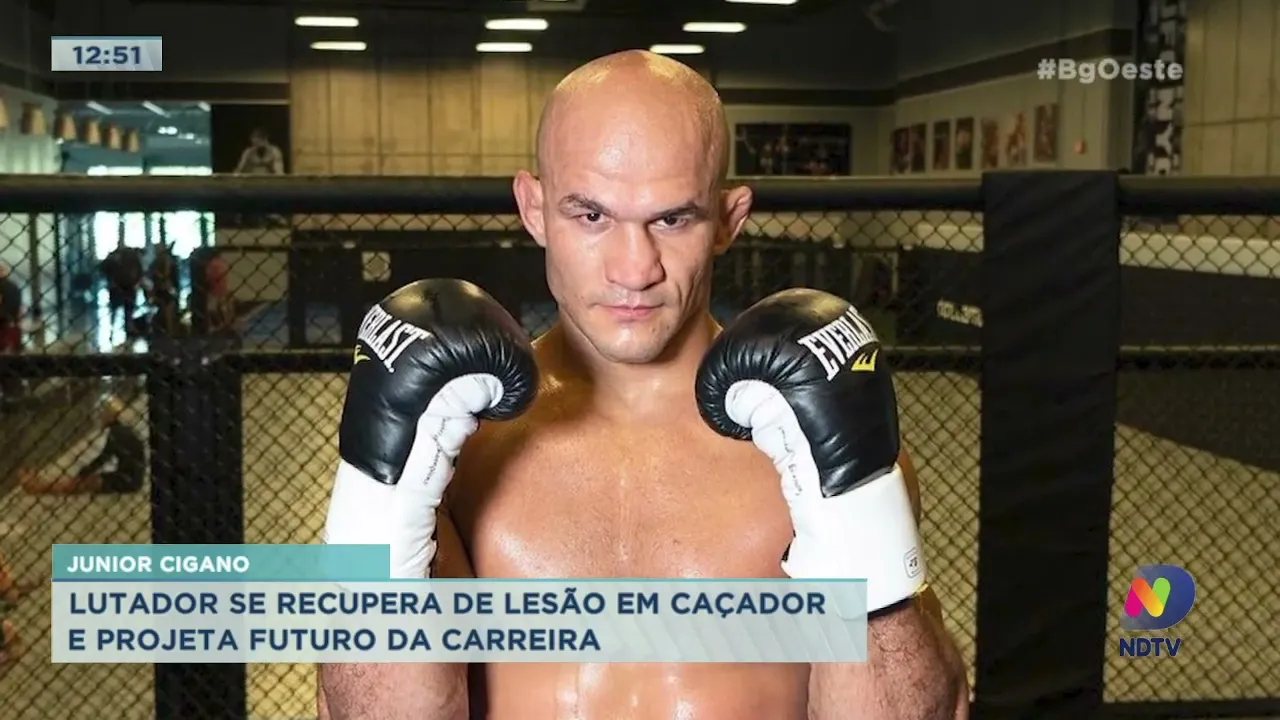 Junior Cigano: lutador se recupera de lesão em Caçador projeta futuro da carreira