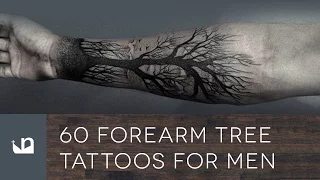 60 Forearm Tree Tattoos For Men