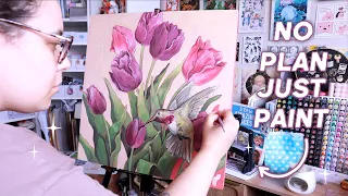 Painting Through my Burnout