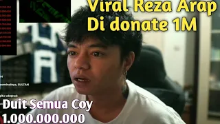 Download Viral ! Reza Arap di donate 1m saat live Streaming MP3