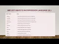 Expression language in jsp