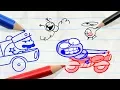 Pencilmation Transportation Compilation! Pencilamtion Cartoons