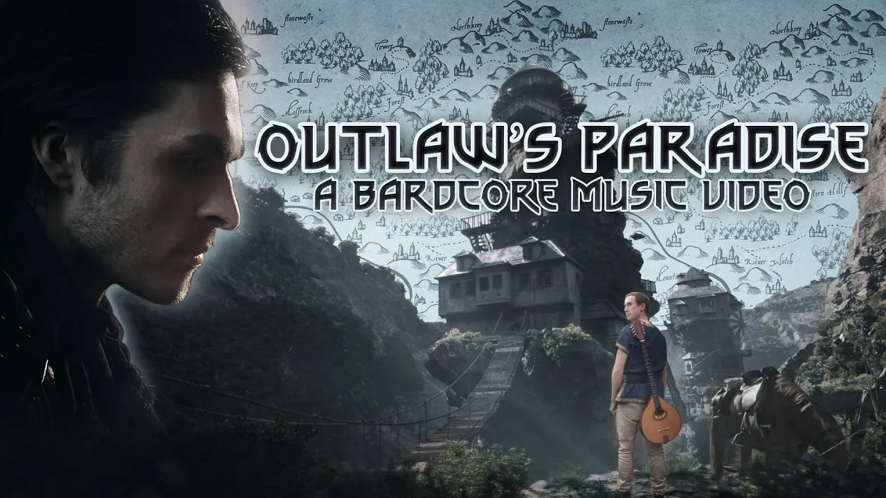 GANGSTA'S PARADISE | Bardcore Music Video | Instrumental By @beedlethebardcore