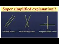 Parallel Intersecting and Perpendicular Lines