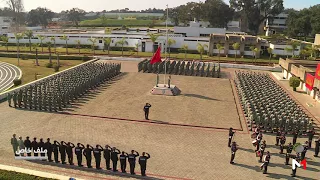 مراسيم تحية العلم بالمعهد الملكي للشرطة 