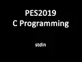 C Programming - stdin