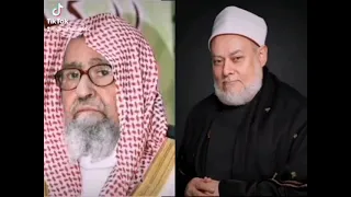 مناظرة بين الدكتور علي جمعة والشيخ الفوزان في ذكر الله بالاسم المفرد والأول يحتج والثاني يحر ف 