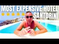 I Stay In A 5 Star Luxury CAVE Hotel In Santorini - WOW