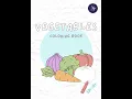 Vegetables Coloring Book Free Printable