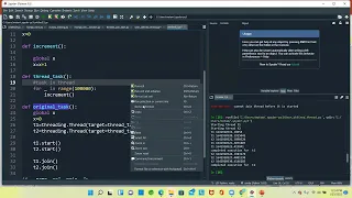 Thread synchronization in Python Race condition in python how to avoid Criticalsection in Thread