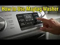 Maytag Washing Machine - How to Use