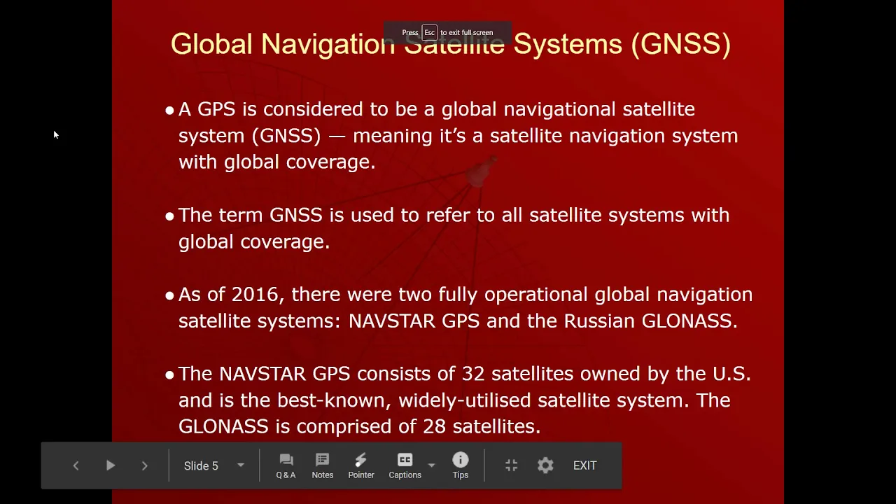 GNSS and GPS